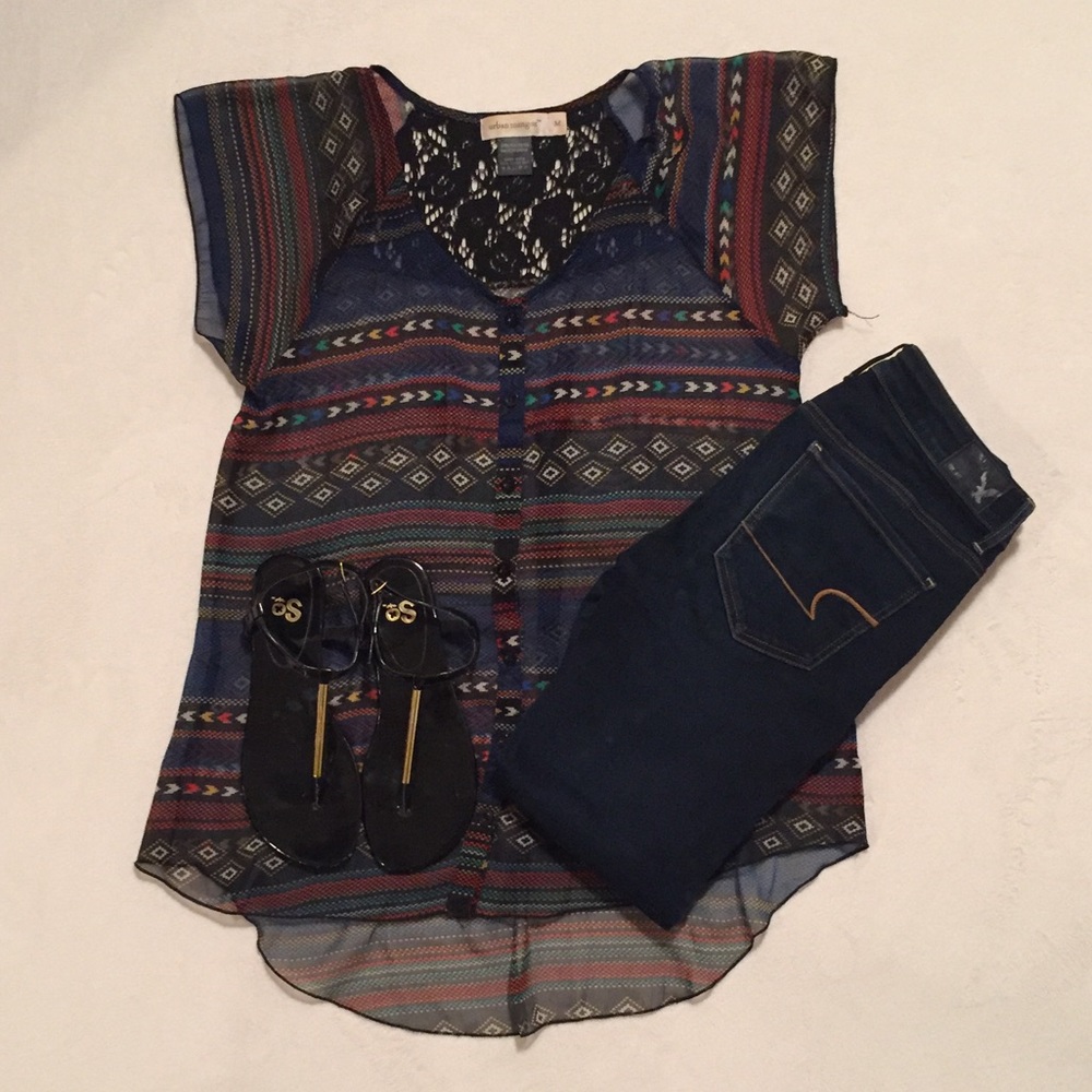 High Low Urban Mangoz Fashion Top